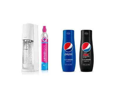 Sodastream - Terra - White With 1 Pepsi Max & 1 Pepsi - Bundle