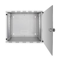 LogiLink 19 WALLMOUNT SOHO BOX 9U 540*550, GREY, FLATPACK 19inch-wandkast (b x h x d) 540 x 456 x 550 mm 9 HE Grijs-wit (RAL 7035) - thumbnail