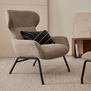 Kave Home Fauteuil Belina - Lichtbruin