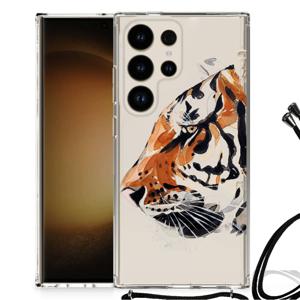 Back Cover Samsung Galaxy S24 Ultra Watercolor Tiger