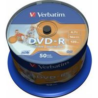 Verbatim DVD-R 16X 50st. Cakebox Printable