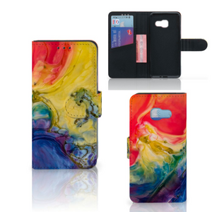 Hoesje Samsung Galaxy A3 2017 Watercolor Dark