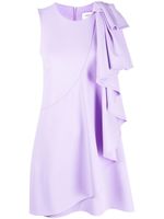 Viktor & Rolf robe courte Bow Volant - Violet - thumbnail