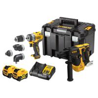 DEWALT DCK2101P2T-QW Accu-schroefboormachine, Accu-boorhamer 12 V 5 Ah Li-ion Incl. accu, Incl. 2 accus, Incl. lader - thumbnail