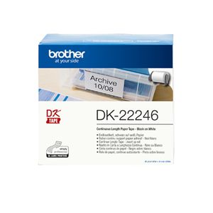 Brother DK-22246 Zwart op wit DK labelprinter-tape