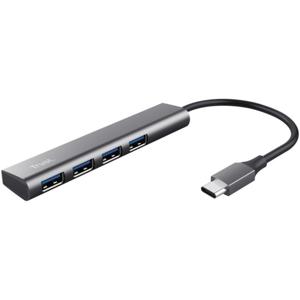 Trust Halyx USB-C naar 4-poorts USB-A 3.2 Gen1-hub