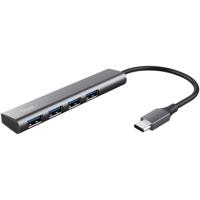 Trust Halyx USB-C naar 4-poorts USB-A 3.2 Gen1-hub - thumbnail