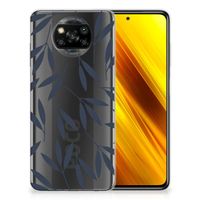 Xiaomi Poco X3 | Poco X3 Pro TPU Case Leaves Blue - thumbnail