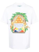 Casablanca T-shirt met logoprint - Wit