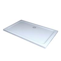 Douchebak Smooth Laag Rechthoek 140x90x5cm SMC Wit