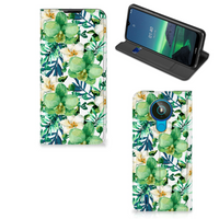 Nokia 1.4 Smart Cover Orchidee Groen - thumbnail