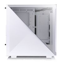 Thermaltake Divider 300 TG Air Snow Midi-tower PC-behuizing Wit 2 voorgeïnstalleerde ventilators, Zijvenster, Stoffilter - thumbnail