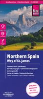 Wegenkaart - landkaart Spanje Noord - Sint Jacobsroute | Reise Know-Ho - thumbnail