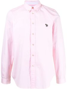 PS Paul Smith chemise à patch zèbre - Rose