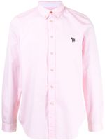 PS Paul Smith chemise à patch zèbre - Rose