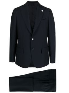 Lardini costume à veste à simple boutonnage - Bleu