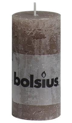 Bolsius Stompkaars Rustiek Taupe 100/50 mm