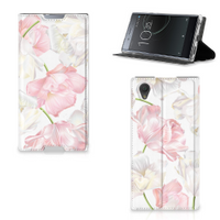 Sony Xperia L1 Smart Cover Lovely Flowers - thumbnail