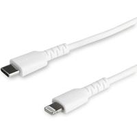 StarTech.com Premium USB-C naar Lightning Kabel 2m Wit - USB Type C naar Lightning Charge & Sync Oplaadkabel met Aramide Vezels - Apple MFi Gecertificeerd - iPad Air iPhone 12 (RUSBCLTMM2MW)