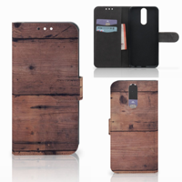 Huawei Mate 10 Lite Book Style Case Old Wood