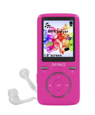 Difrnce video MP3 speler MP1805 (Roze) Difrnce video MP3 speler MP1805 (Roze)