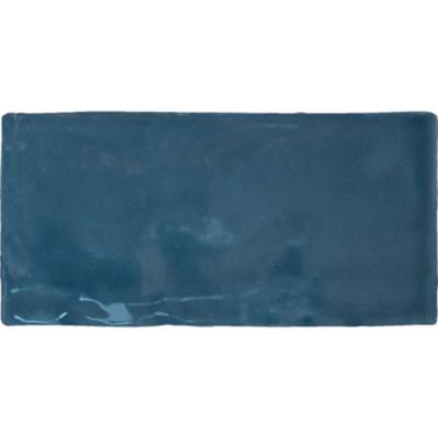 Tegel Atlas Marine Brillo Glans Donkerblauw Keramiek 7.5x15