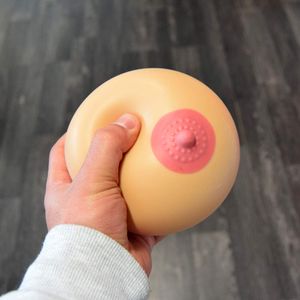 Borstvormige Stressbal - Stress Boob XXL