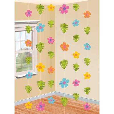 Hangdecoratie Hibiscus draad