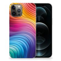 TPU Hoesje voor iPhone 12 Pro Max Regenboog - thumbnail