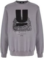 Undercover sweat à logo imprimé - Gris