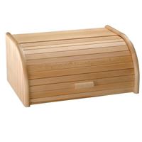FSC® Beukenhouten Broodtrommel met Rolluik Brood Trommel van beuken