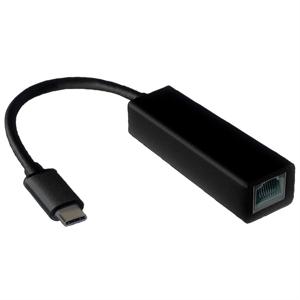 Value Netwerk Adapter [1x USB-C stekker - 1x RJ45-bus] 0.13 m