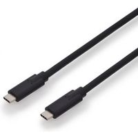 ASSMANN Electronic 1m, 2xUSB-C 1m USB C USB C Zwart USB-kabel