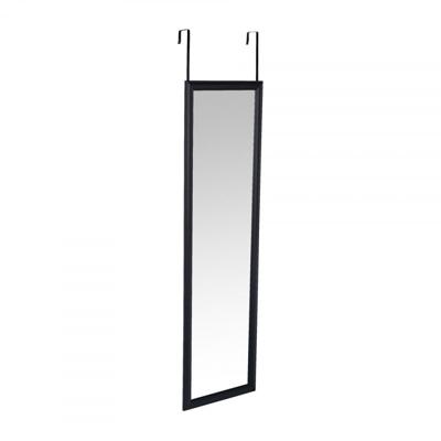 Spiegel deurhanger - zwart - 30x120 cm Spiegel deurhanger - zwart - 30x120 cm