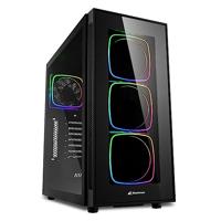 Sharkoon TG6 RGB, ATX PC-behuizing, gehard glas