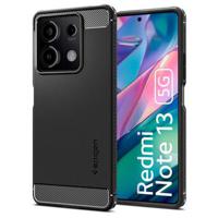 Xiaomi Redmi Note 13 Spigen Rugged Armor TPU Hoesje - Zwart - thumbnail