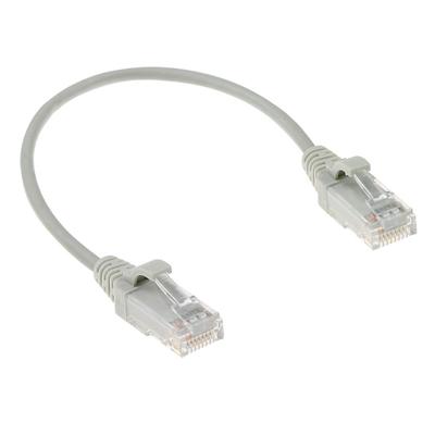 ACT DC9005 LSZH U/UTP CAT6 Datacenter Slimline Patchkabel Snagless | RJ45 connectoren | Grijs | 5 meter