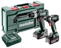 Metabo Accu Combo Set 2.8.6 | SB 18 L (Klopboormachine) + SSD 18 LT 200 BL (Slagschroevendraaier) | 18 V | 1x2.0Ah, 1x 4.0Ah, ASC 55 | In Metabox - - thumbnail