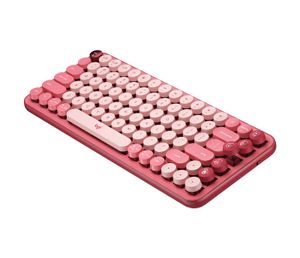 Logitech Pop Keys toetsenbord RF-draadloos + Bluetooth QWERTY US International Roze