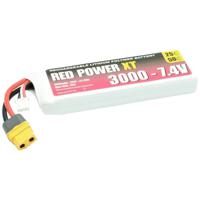 Red Power LiPo accupack 7.4 V 3000 mAh Softcase XT60 - thumbnail