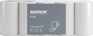 Katrin Plus toiletpapier, 4-laags, 180 vel per rol, pak van 10 rollen