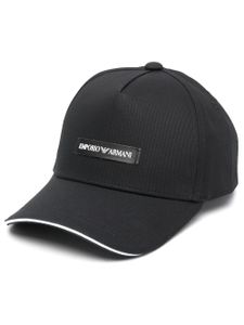 Emporio Armani casquette à patch logo - Noir