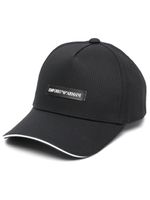 Emporio Armani casquette à patch logo - Noir - thumbnail