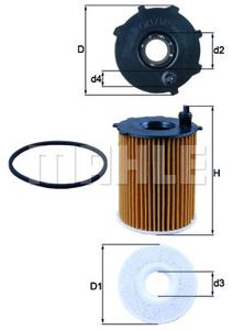 Oliefilter KNECHT, Diameter (mm)71,88mm, u.a. für Ford, Citroën, Peugeot, Mazda, Volvo, Suzuki, Toyota, Fiat, Mini, Santana, Mitsubishi, DS