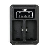 JJC DCH-LPE6 USB Dual Battery Charger (voor Canon LP-E6 en LP-E6N accu) - thumbnail