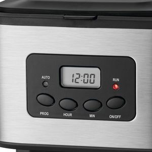 Clatronic KA 3642 Koffiezetapparaat Zwart, RVS Capaciteit koppen: 14 Timerfunctie, Display