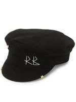 Ruslan Baginskiy casquette gavroche à logo - Noir