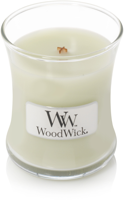 Woodwick Fig leaf en Tuberose kaars klein
