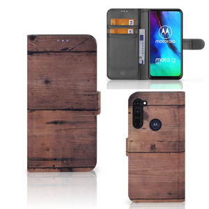 Motorola Moto G Pro Book Style Case Old Wood