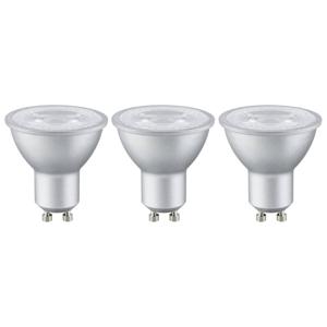 Paulmann 28581 LED-lamp Energielabel G (A - G) GU10 4 W Warmwit (Ø x h) 51 mm x 55 mm 3 stuk(s)